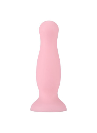 Plug anal ventouse rose pastel taille M - A-001-M-PNK